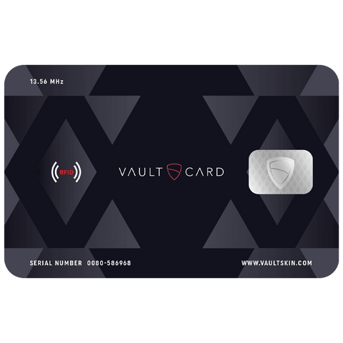 VAULTCARD RFID blocking and jamming credit card id protection wallet, card holder