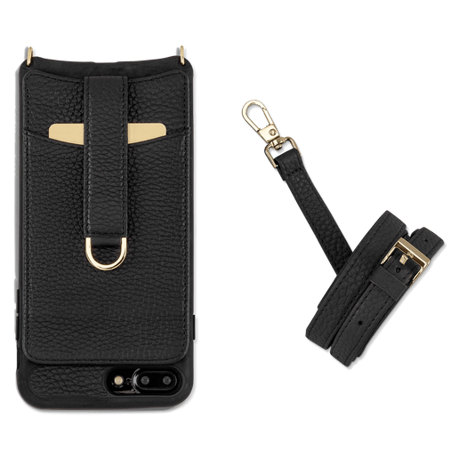 Crossbody Leather Zipper Wallet Case for iPhone With Strap - The Armour Case
