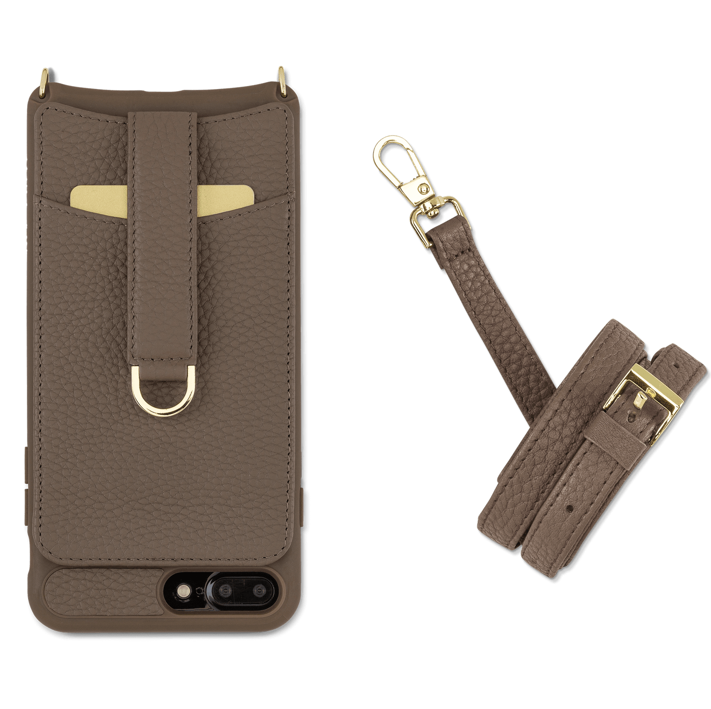 Slim Leather Chain Case iPhone 8