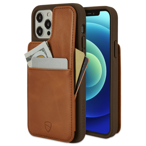 Vaultskin ETON - Leather Wallet Case for iPhone 15