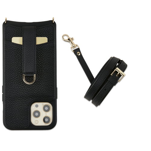 Minimalist wallet case with a chain strap for women - VICTORIA by Vaultskin London