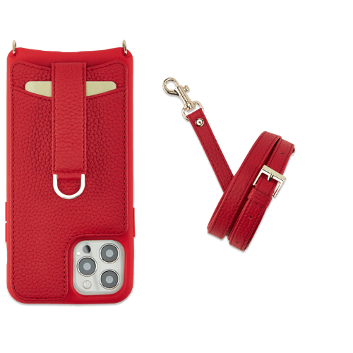 Minimalist iPhone Max leather case