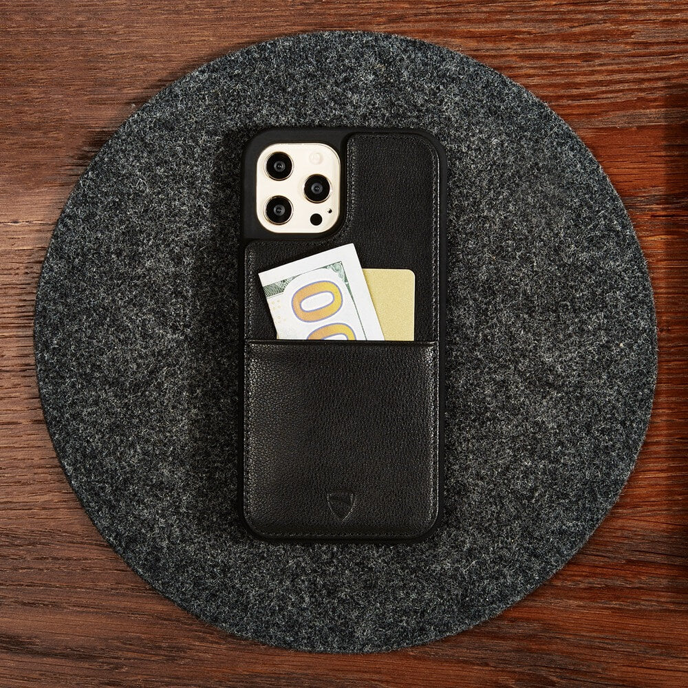 Designer wallet case for your iPhone 14 - ETON by Vaultskin London 