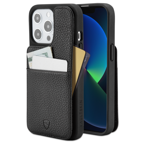 iPhone wallet case made from Italian leather - Vaultskin ETON Armour 