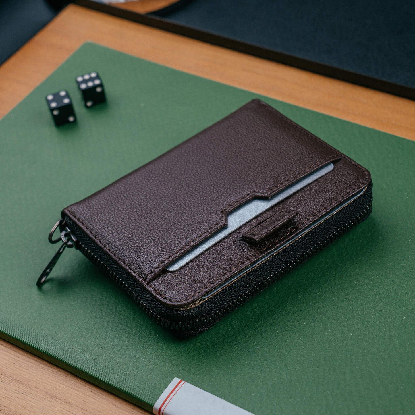 Mayfair leather wallet craftsmanship