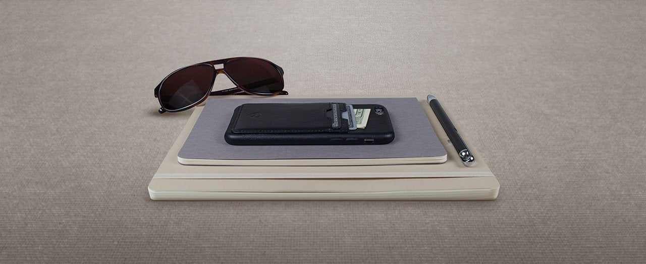iPhone case with credit card holder - SOHO TWO by Vaultskin