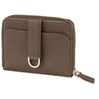 Belgravia wallet with zipper closure
