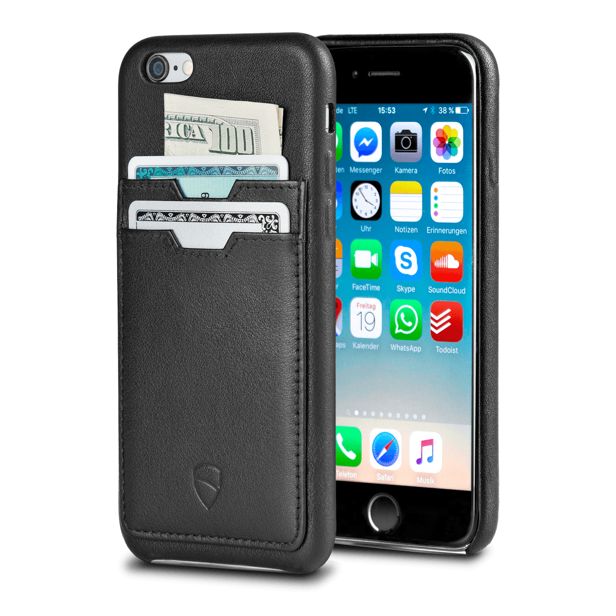 iPhone 6 Sleek Leather Bumper